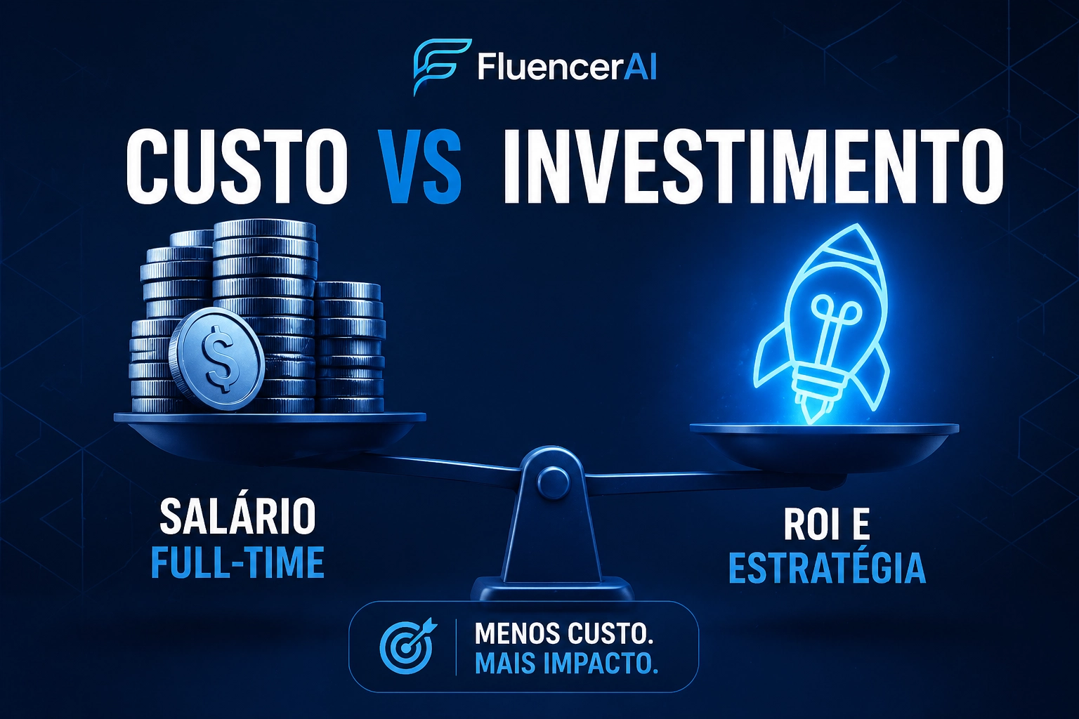 Custo vs Investimento em Tecnologia